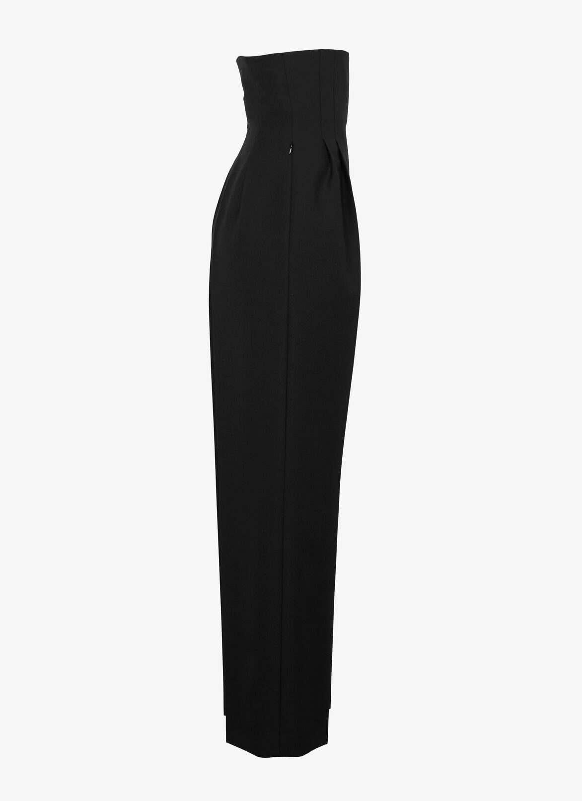 High-Rise Wool-Blend Dress Pant  ALAÏA BLACK HIGH-RISE WOOL-BLEND DRESS PANT